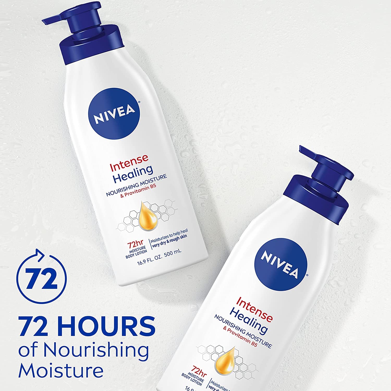 NIVEA Provitamin B5 ingredient graphic emphasizing skin nourishment.