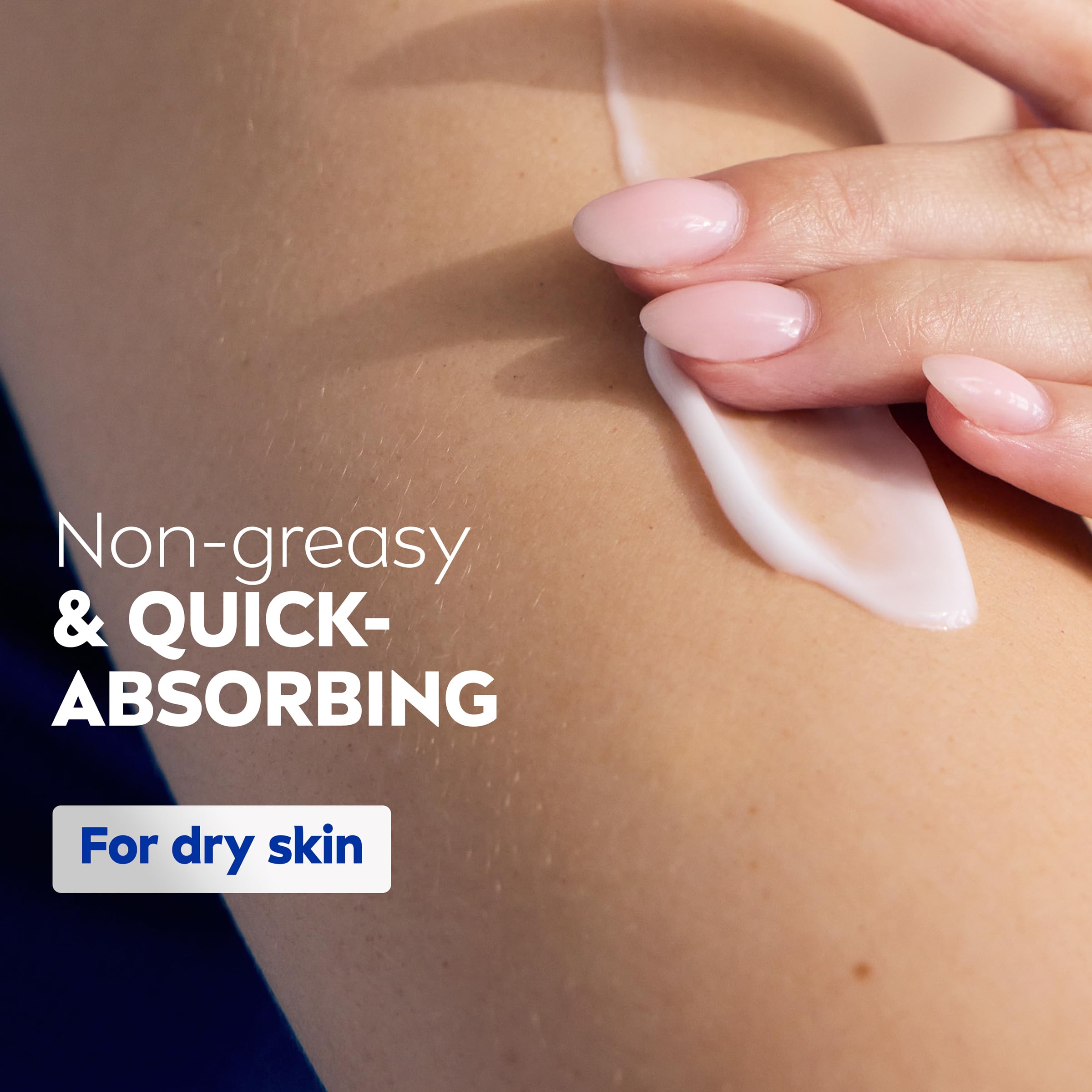 NIVEA Shea Nourish 48-hour moisture claim showcased on packaging.
