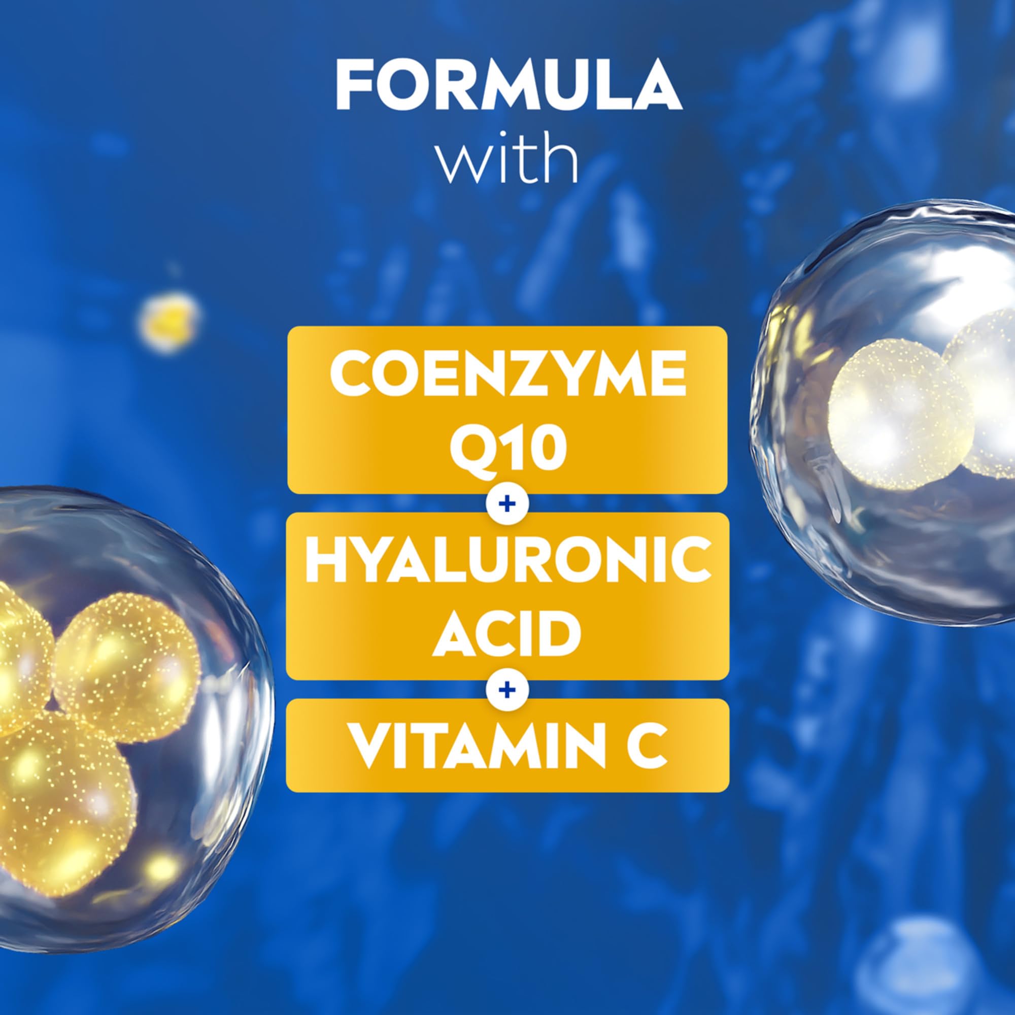 Hyaluronic acid detail highlighting deep hydration