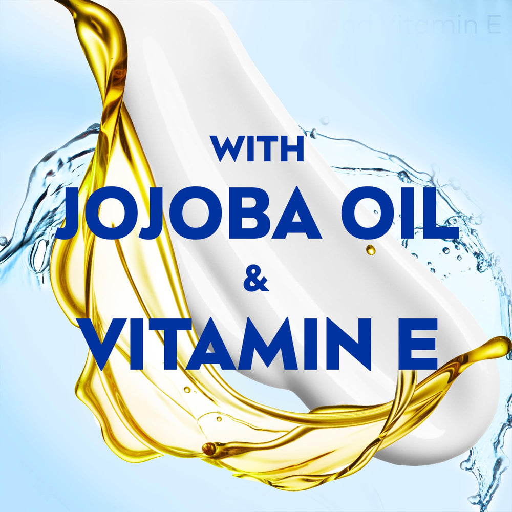 NIVEA Soft after-shower body moisturizer for silky, hydrated skin.
