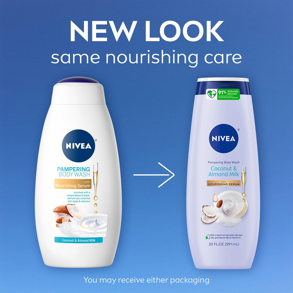 NIVEA tropical coconut fragrance shower foam evokes a refreshing wash