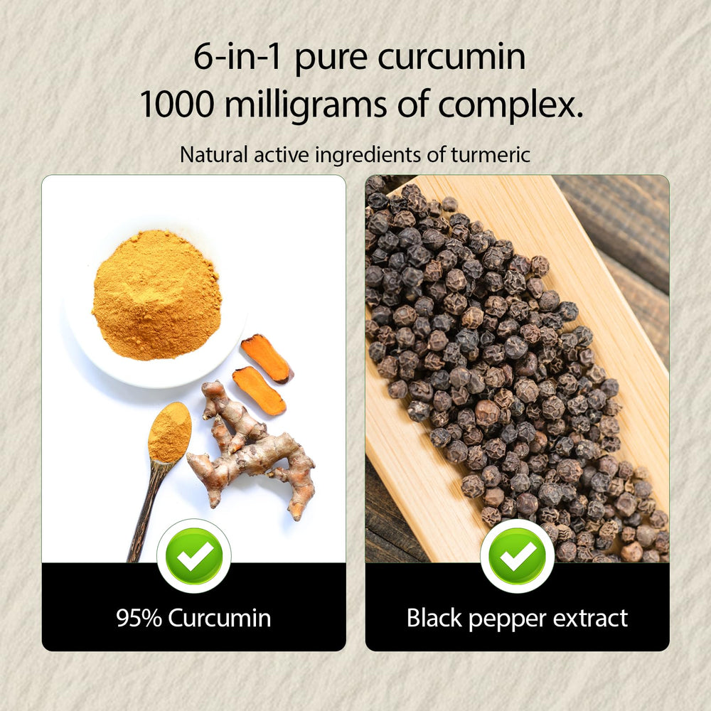 NIVELLE Turmeric Curcumin bottle side view highlighting clean formula for everyday wellness