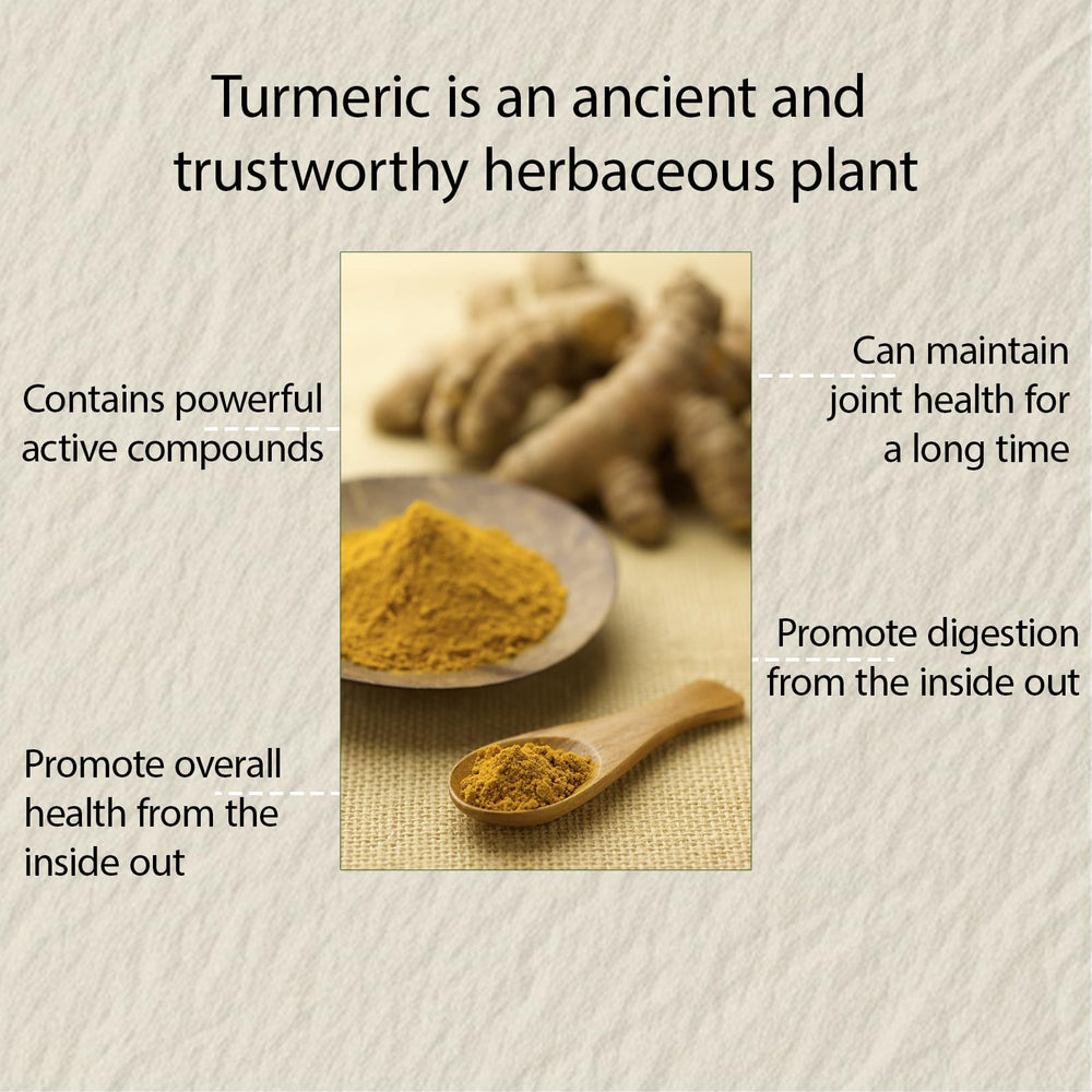 Close-up of NIVELLE turmeric ingredients with ginger, bee propolis, and black pepper