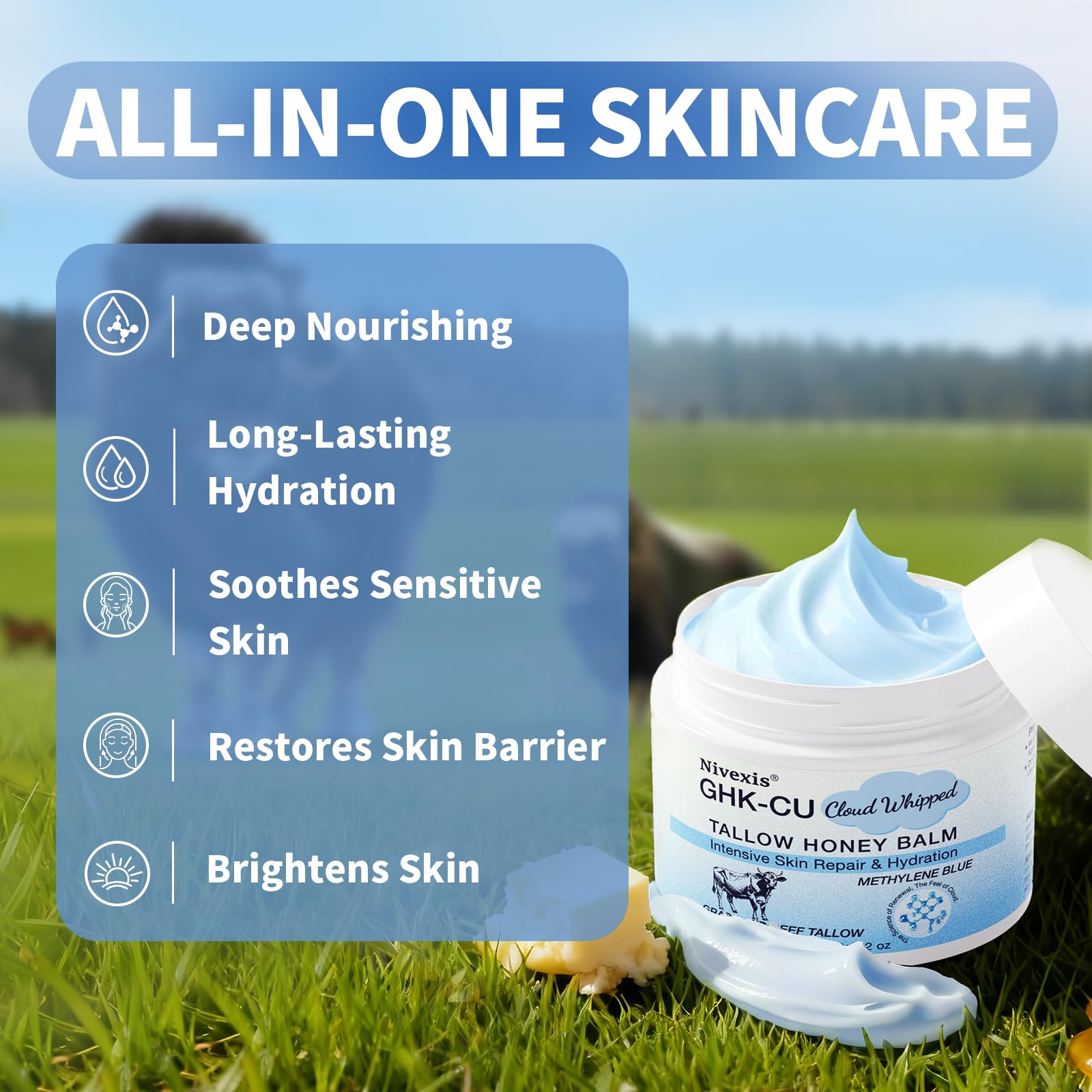 Methylene blue antioxidant boost supports a healthier-looking complexion