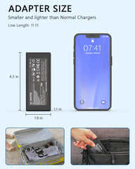 Close-up of the 3.0x1.1mm connector ensures secure, stable connections.