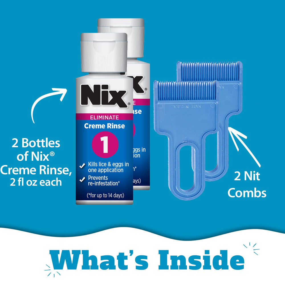 Nix Lice Treatment Family Pack box shown for whole-family options
