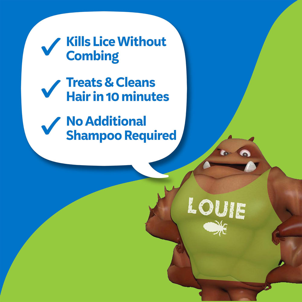 Nix Ultra All-in-One Shampoo applied to hair in a simple cleansing step