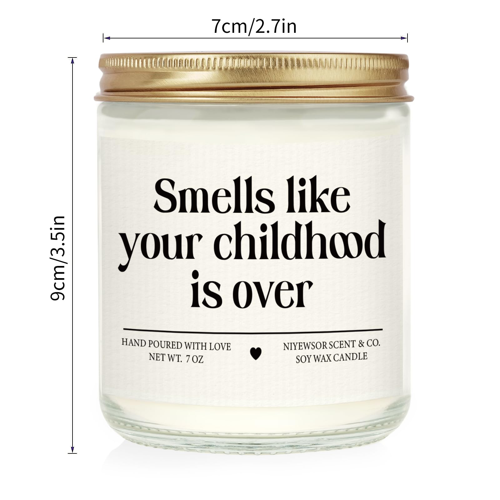 Niyewsor cotton-wick aromatherapy candle for relaxing ambiance