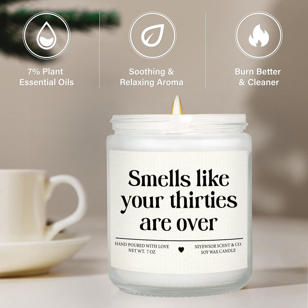 Niyewsor 7oz candle suitable for bedrooms, living rooms, and yoga.
