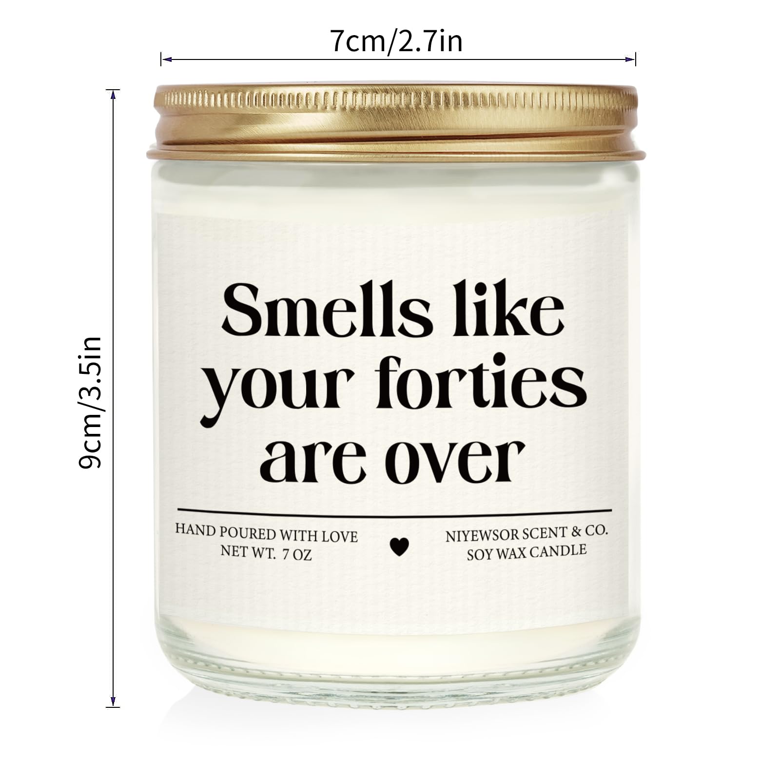 Niyewsor lavender-scented candle creates calm atmosphere in bedrooms.