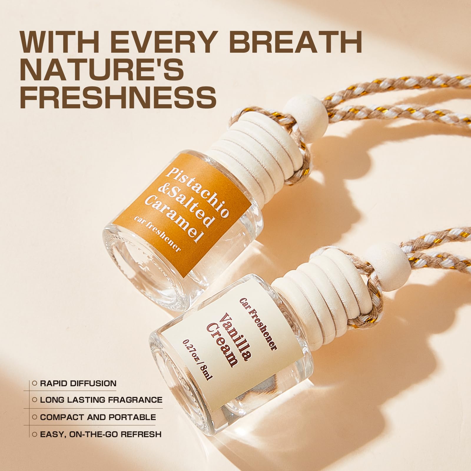 NIZENTA teakwood mahogany blend evokes refined notes for cabin ambiance.