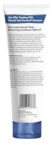 Nizoral label close-up highlighting clinical strength against dandruff.