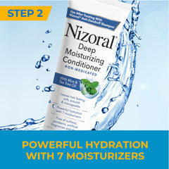 Close-up of Nizoral bottle showing 1% ketoconazole label.