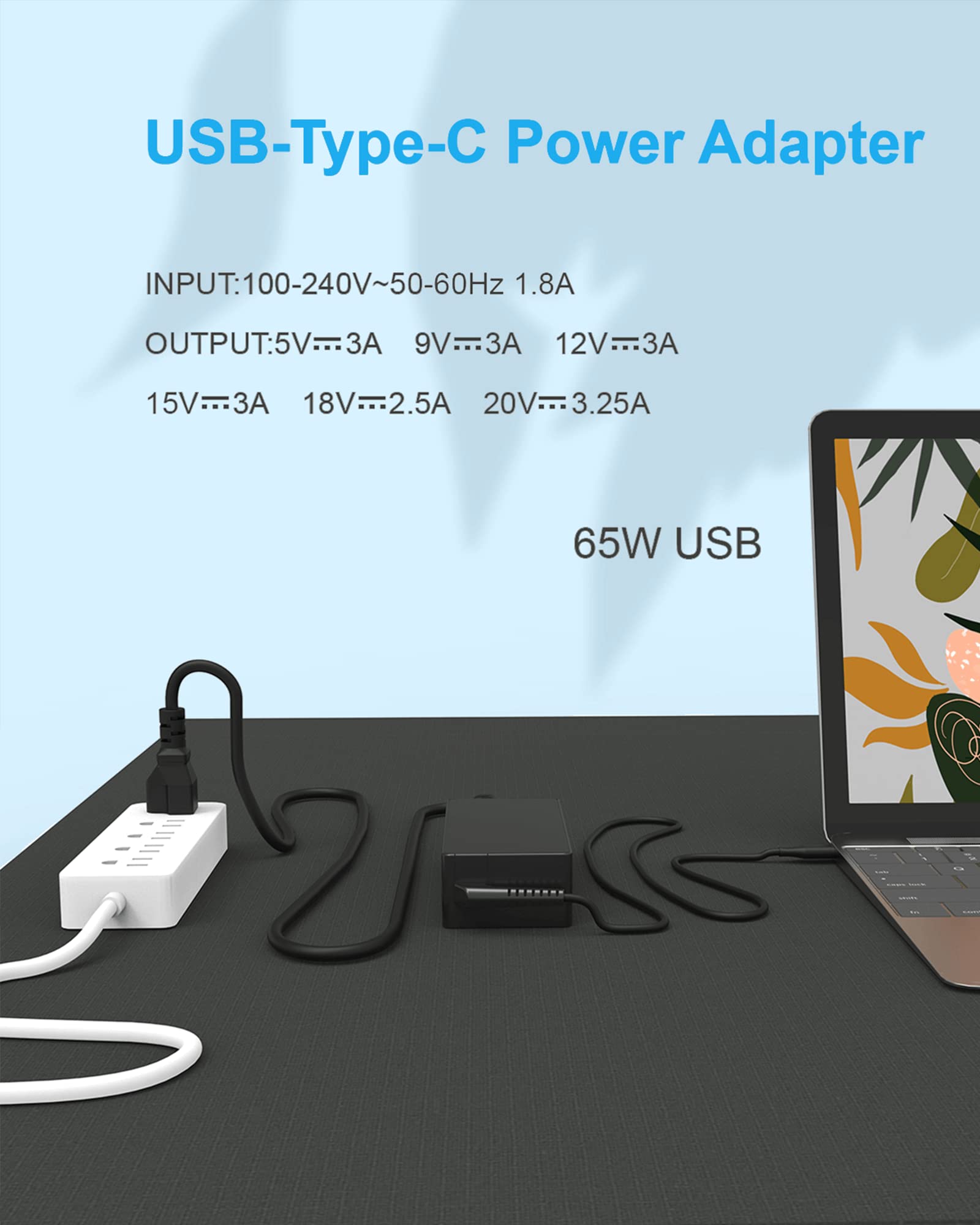 Njiwpnzo 11-foot cable extending reach for flexible workspace