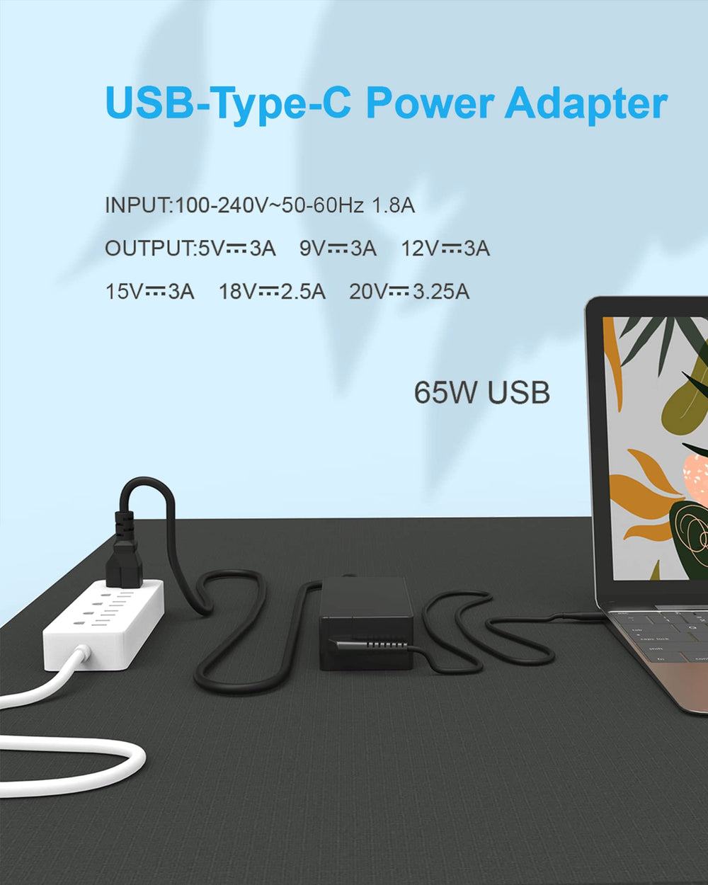 Njiwpnzo 11-foot cable extending reach for flexible workspace