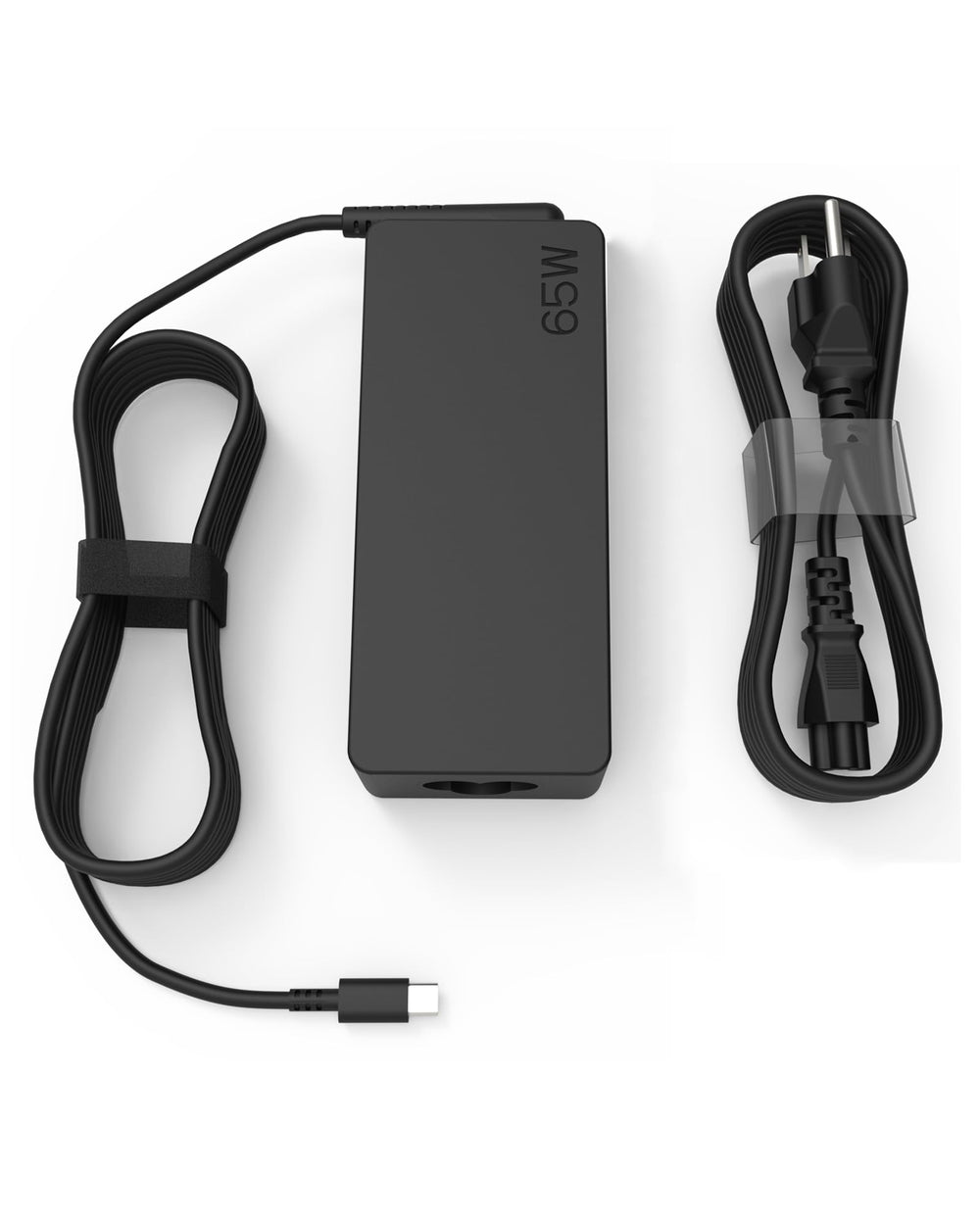 Njiwpnzo 65W USB-C laptop charger front view for ThinkPad compatibility