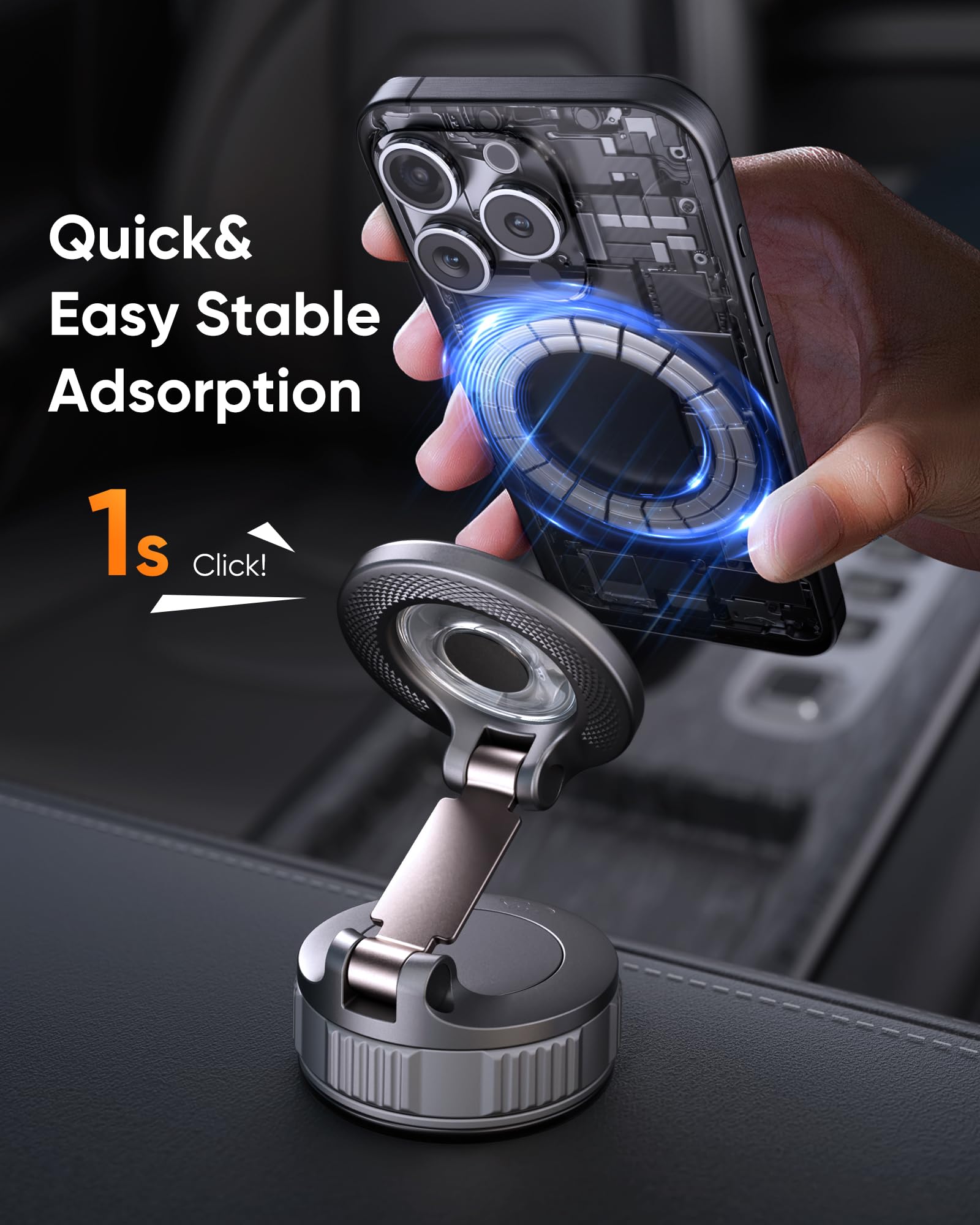 NKNZLY tool-free install simplifies mounting in seconds for quick setup.