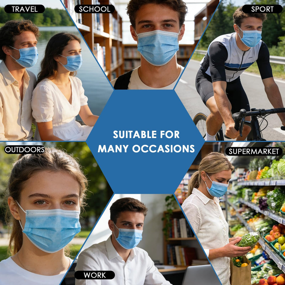 NNPCBT masks with adjustable ear loops ready for comfortable all-day wear.