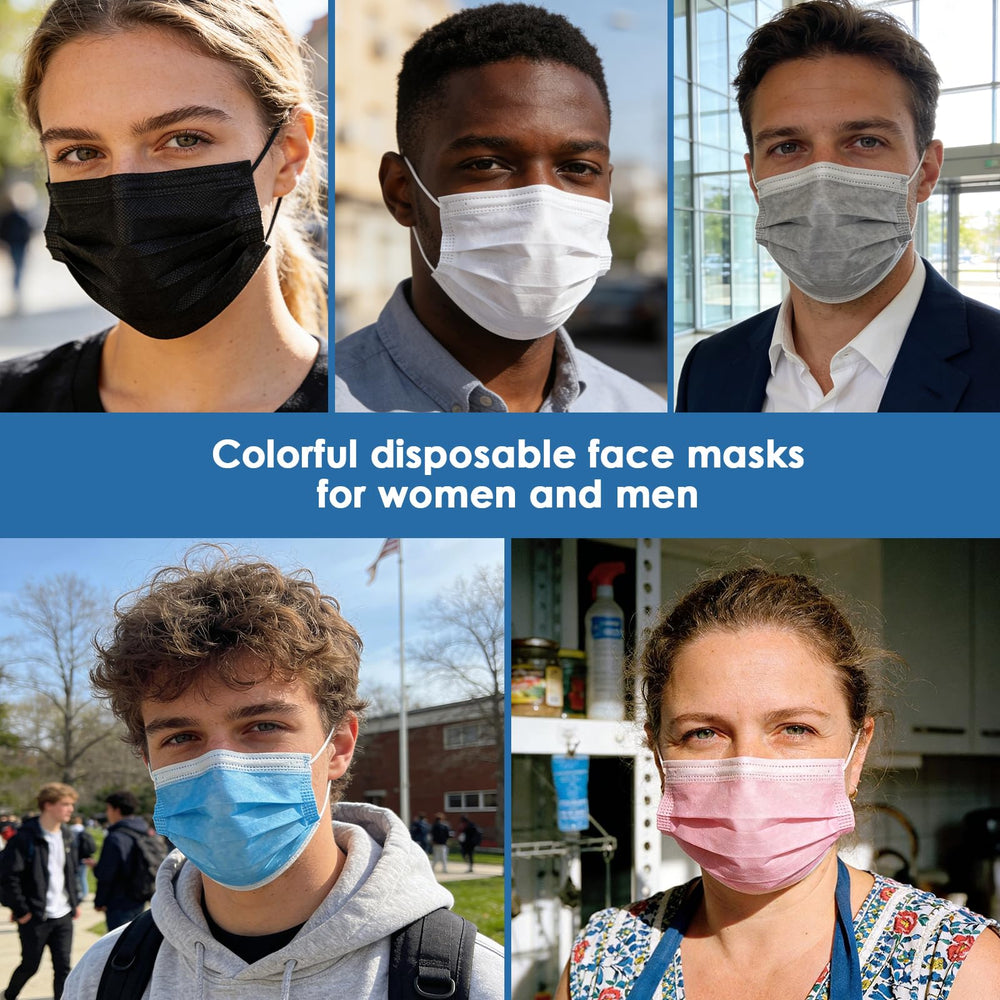 NNPCBT color masks ideal for outdoor and indoor activities.