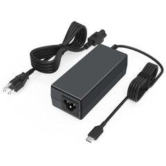 NNQEKBUF 65W USB-C charger front view for reliable Dell and Chromebook charging