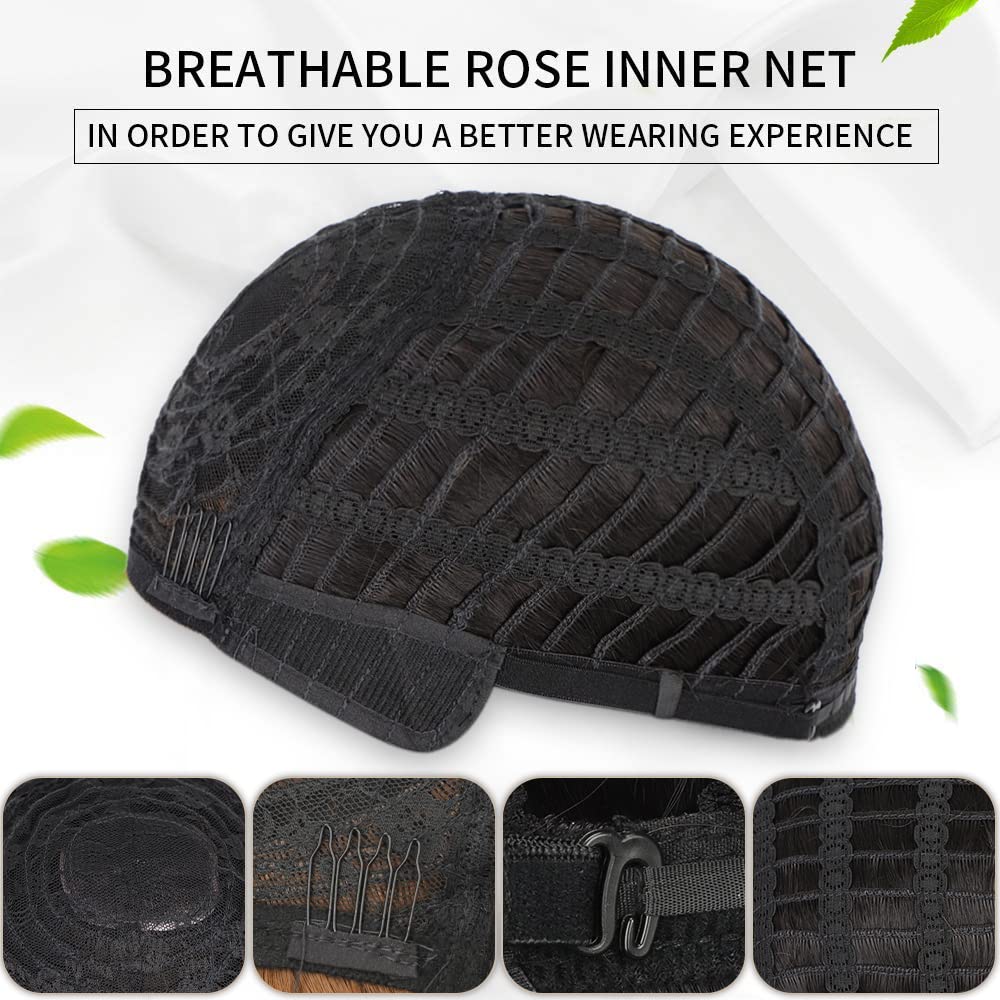 Nnzes heat-resistant synthetic wig suitable for styling