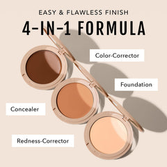 No Makeup Makeup FlexShade technology swatch demonstrates adaptive shade match.