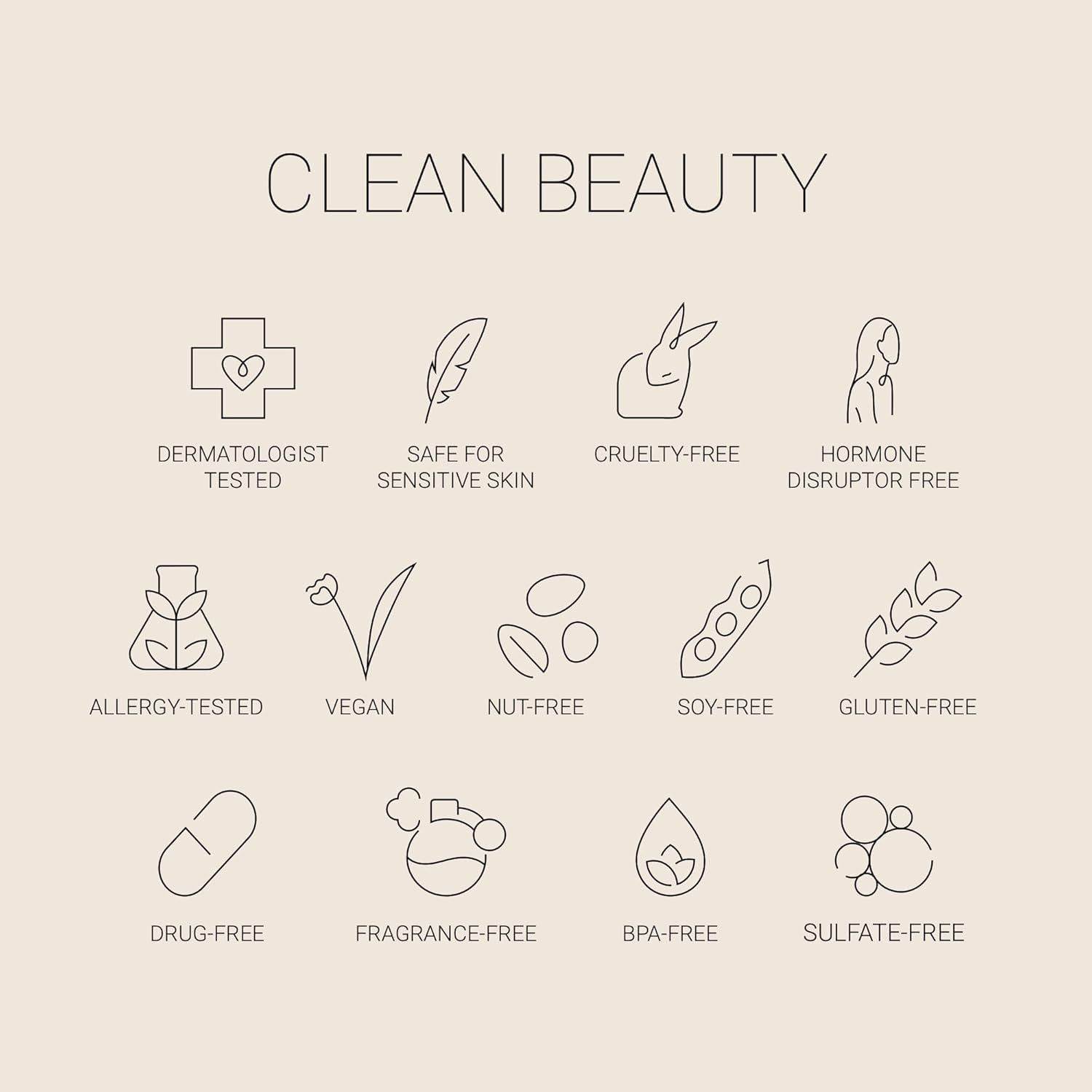 No Makeup Makeup vegan and cruelty-free badge on packaging.