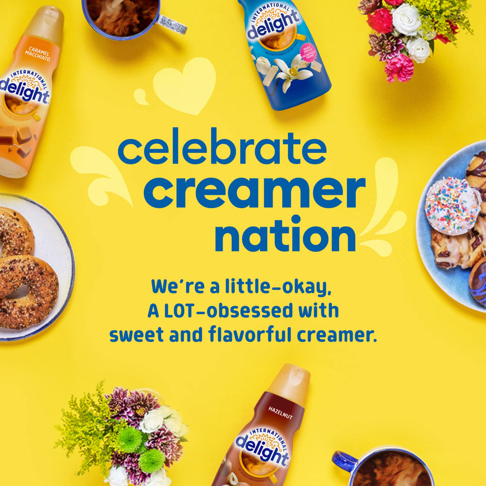 No refrigeration needed creamer stored in a simple pantry or bag.