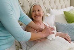 No-Rinse Foaming Body Wash caregiver-use scenario for busy households
