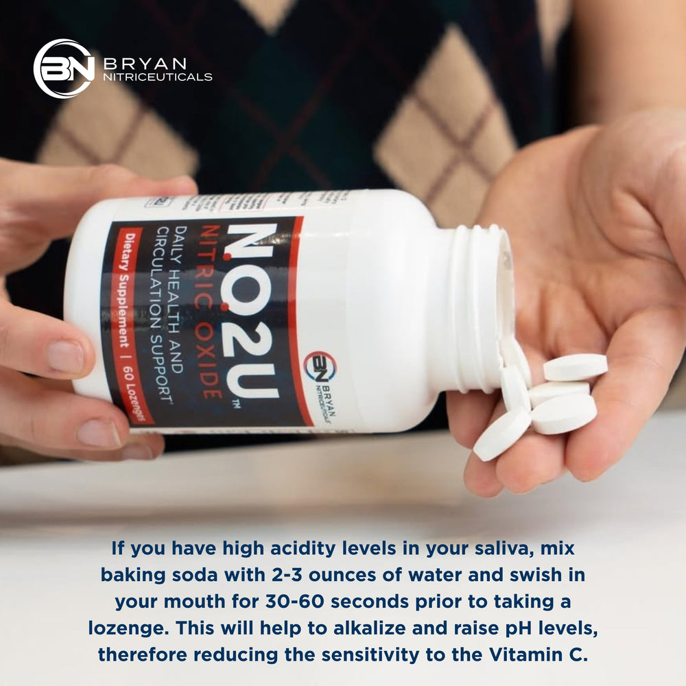 NO2U Bryan NITRICEUTICALS dosing instruction image with water