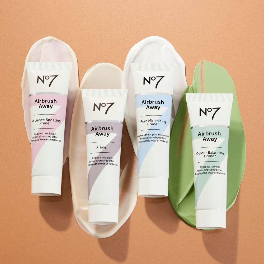 No7 Airbrush Away primer after application giving a smooth base