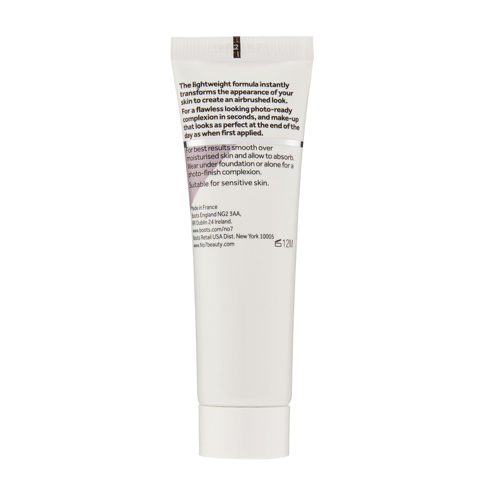 No7 Airbrush Away primer texture close-up showing a silky finish