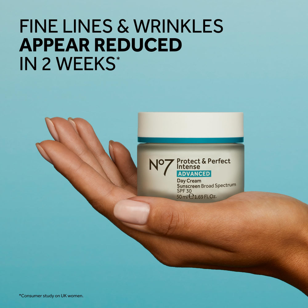 No7 fragrance-free day cream being applied to the face for daytime moisture.