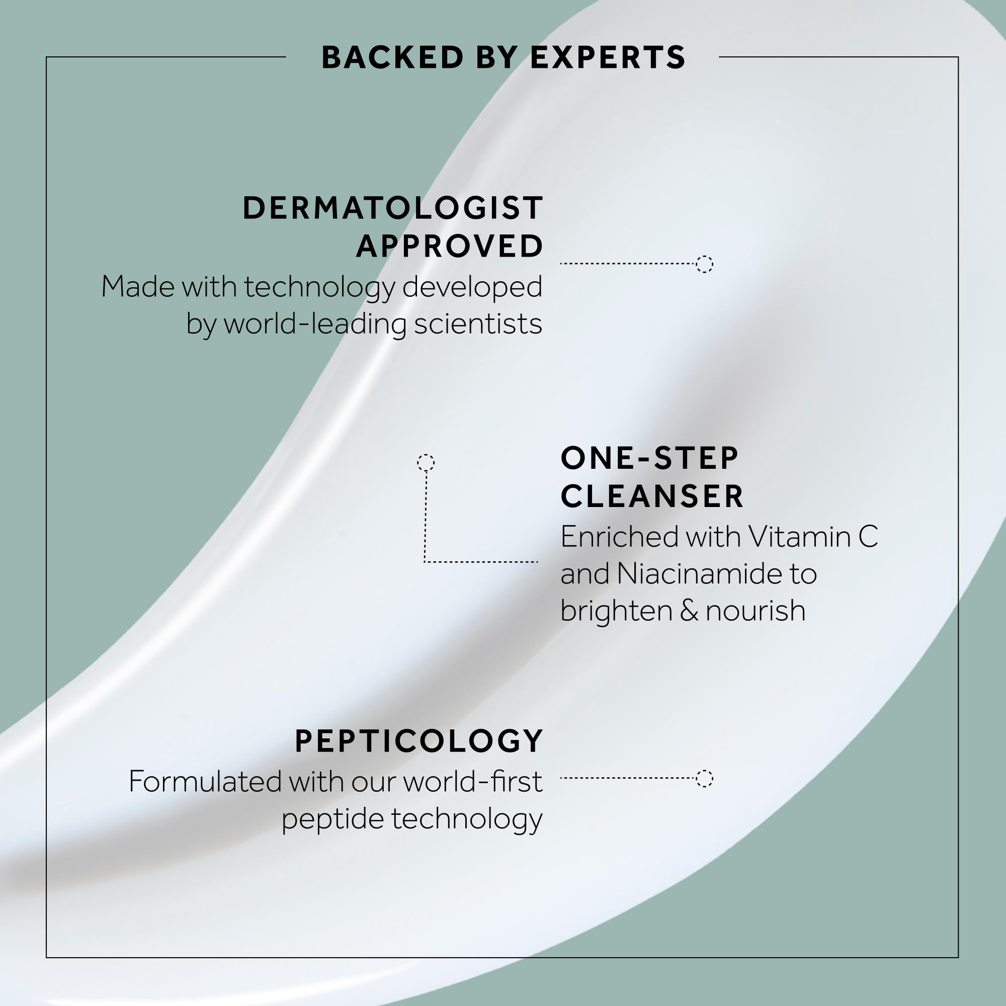 No7 Future Renew cleanser dispensing action emphasizes fragrance-free formula for sensitive skin.