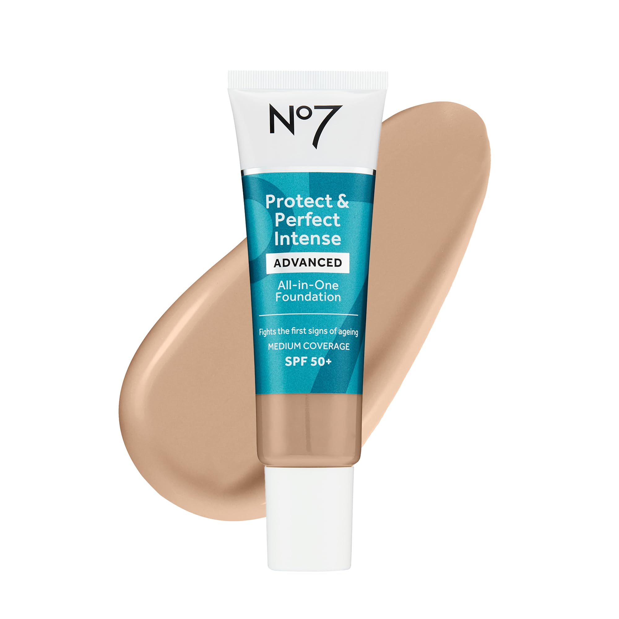 No7 Protect & Perfect Cool Ivory bottle shows smooth, buildable coverage.
