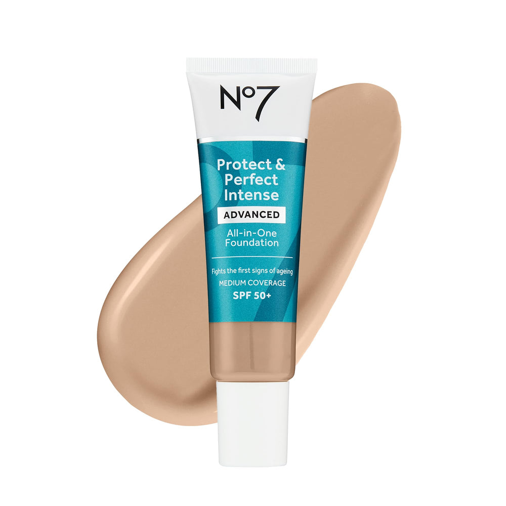 No7 Protect & Perfect Cool Ivory bottle shows smooth, buildable coverage.