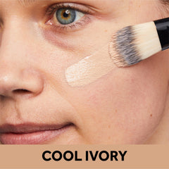 No7 Protect & Perfect SPF 50 foundation pump demonstrates daily sun protection.