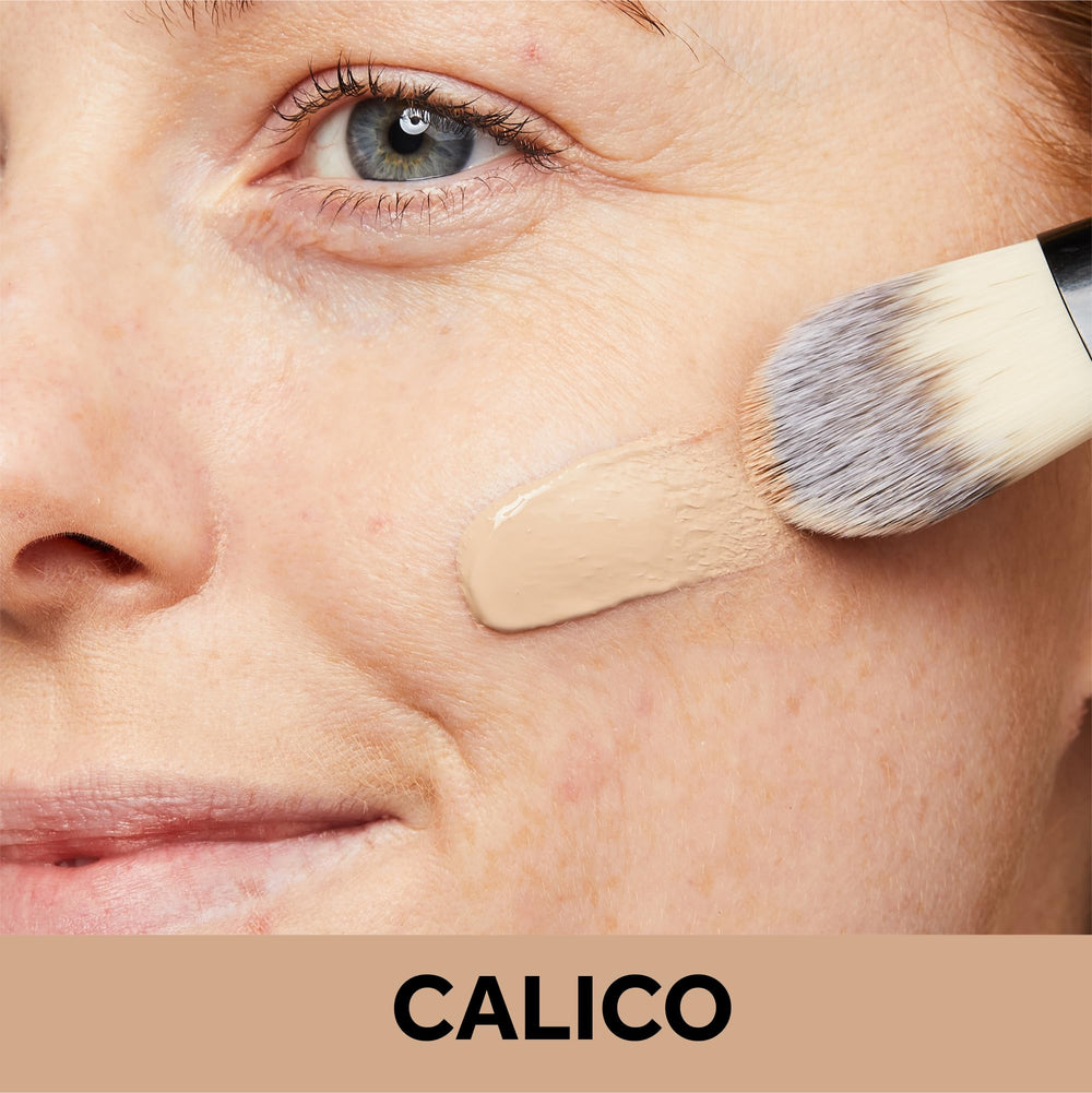 No7 Protect & Perfect foundation swirls for seamless blending and even tone.