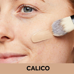 No7 Protect & Perfect foundation swirls for seamless blending and even tone.