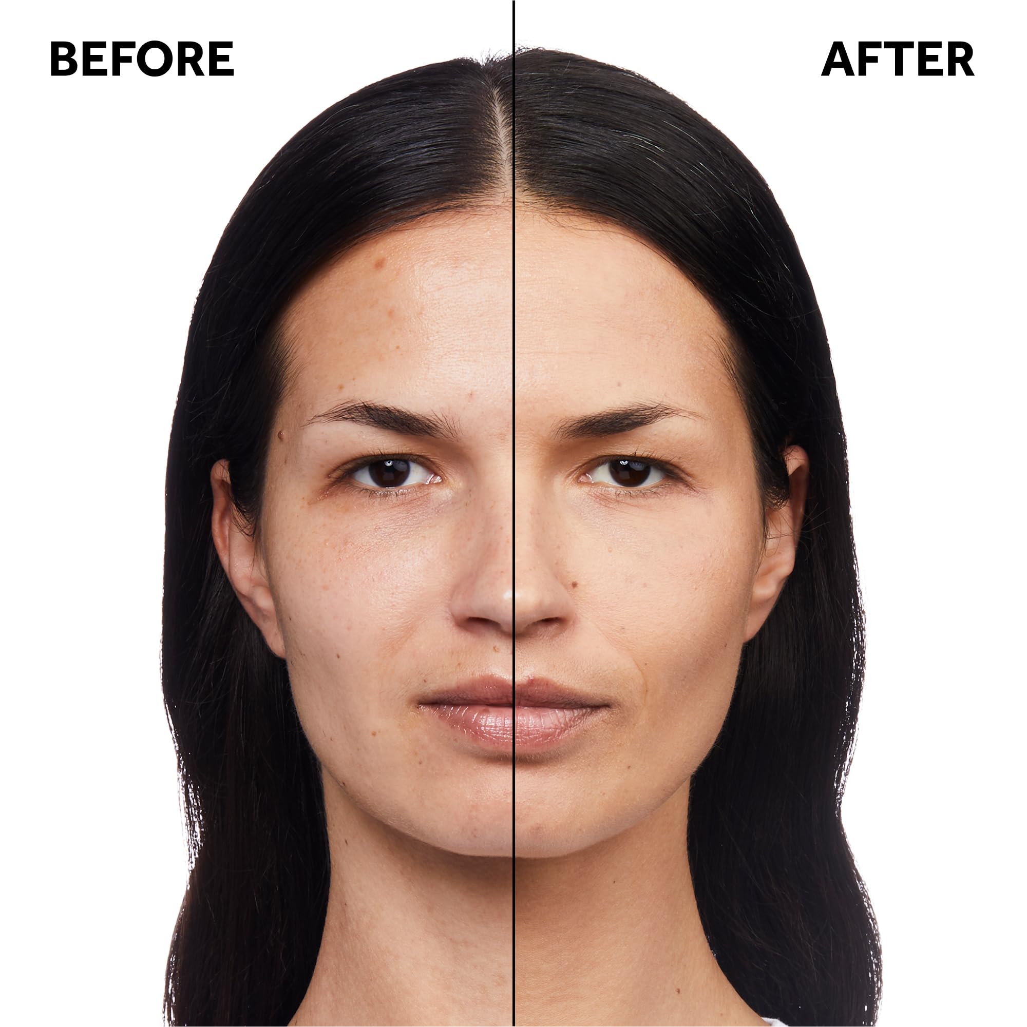 No7 Protect and Perfect foundation swatch illustrating creamy formula blending into skin.