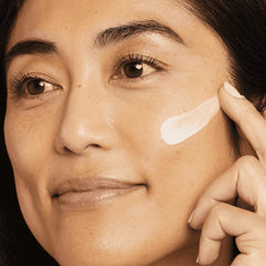 No7 Protect & Perfect Night Cream texture swatch displays luxurious richness for fine lines.