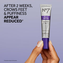 No7 Pure Retinol Eye Cream texture close-up highlighting rich hydration