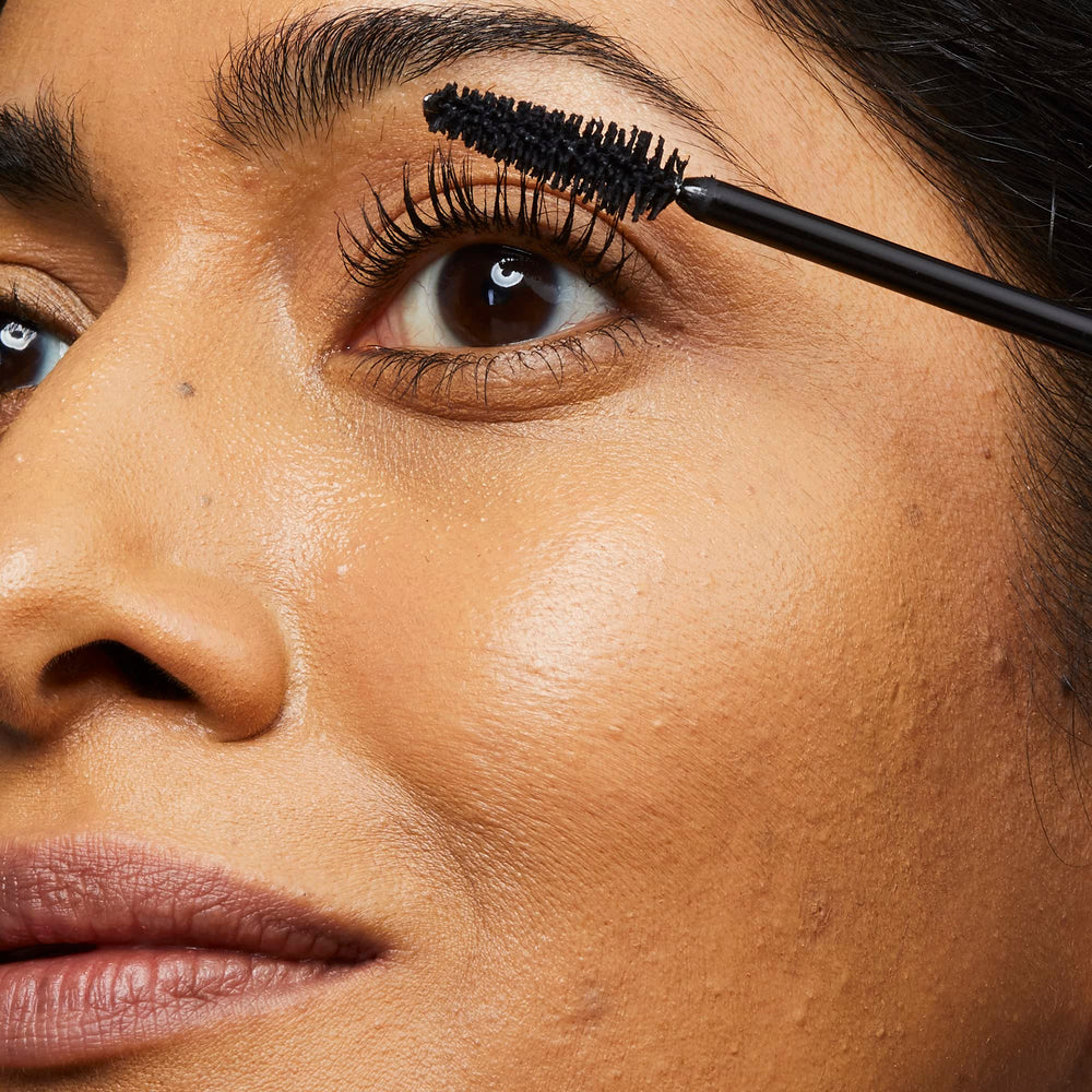 No7 Stay Perfect Mascara waterproof formula on lashes for all-weather wear