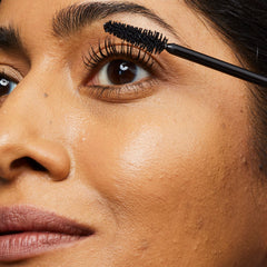 No7 Stay Perfect Mascara waterproof formula on lashes for all-weather wear