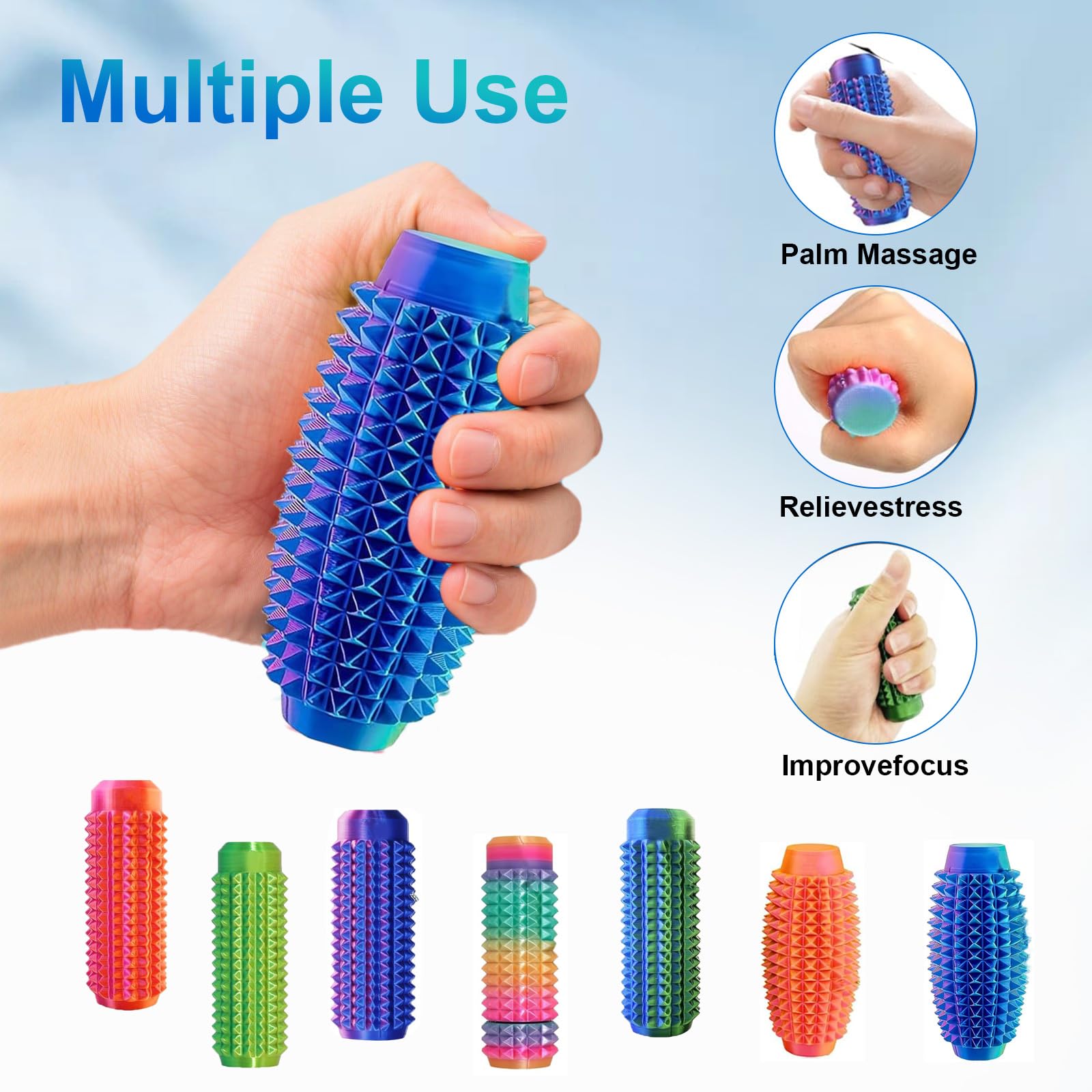 Noafuxy silent stress-relief keychain for crowded spaces.
