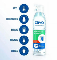 Close-up of NOASR Zevo label highlighting pet-friendly design