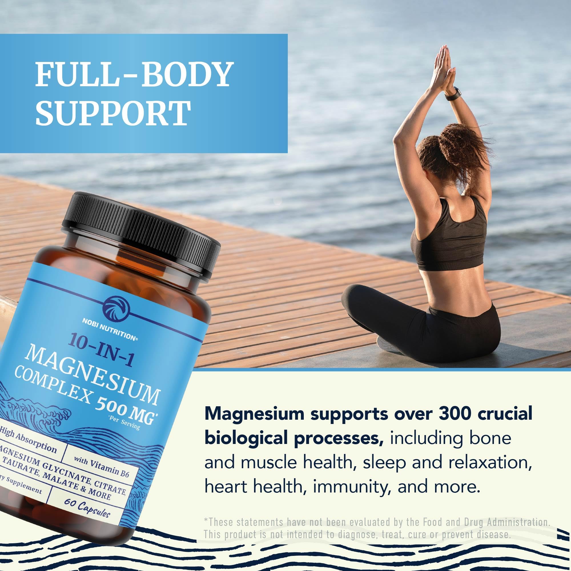 Nobi Nutrition B6 and BioPerine support uptake efficiency.