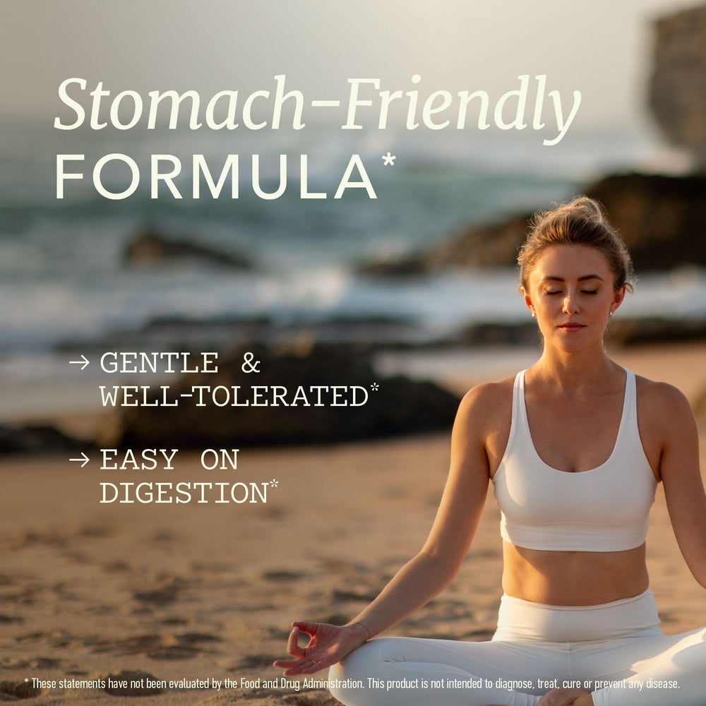 Capsules in hand illustrate gentle, convenient daily use.