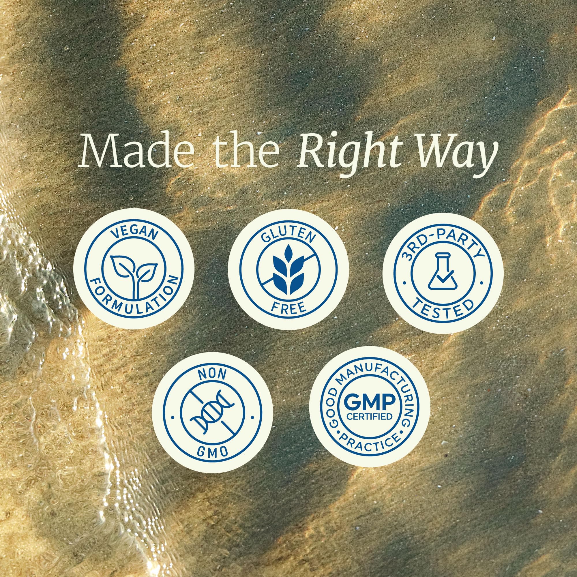GMP-certified stamp indicating trusted manufacturing standards.