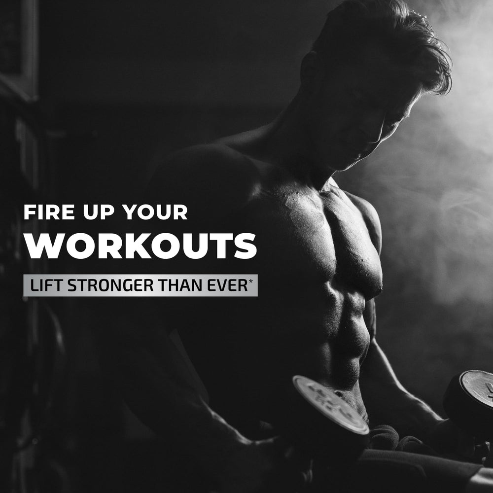 Nobi Nutrition Test Boost Max gym workout scene suggesting performance support